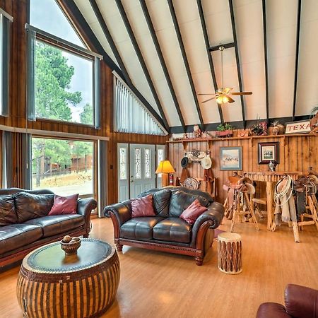 הוילה A-Frame Ruidoso Retreat With Deck, Grill And Views! מראה חיצוני תמונה