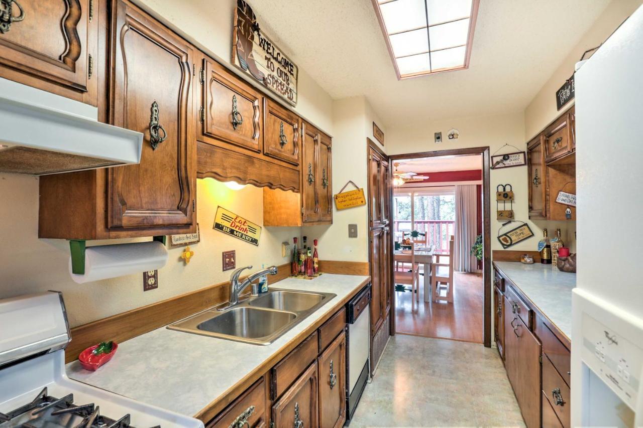 הוילה A-Frame Ruidoso Retreat With Deck, Grill And Views! מראה חיצוני תמונה