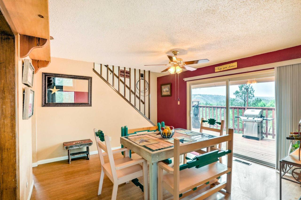 הוילה A-Frame Ruidoso Retreat With Deck, Grill And Views! מראה חיצוני תמונה