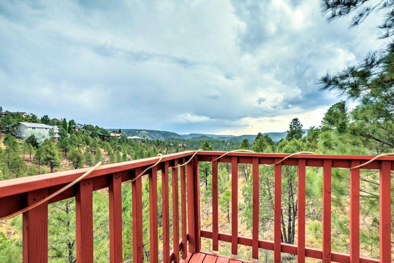הוילה A-Frame Ruidoso Retreat With Deck, Grill And Views! מראה חיצוני תמונה